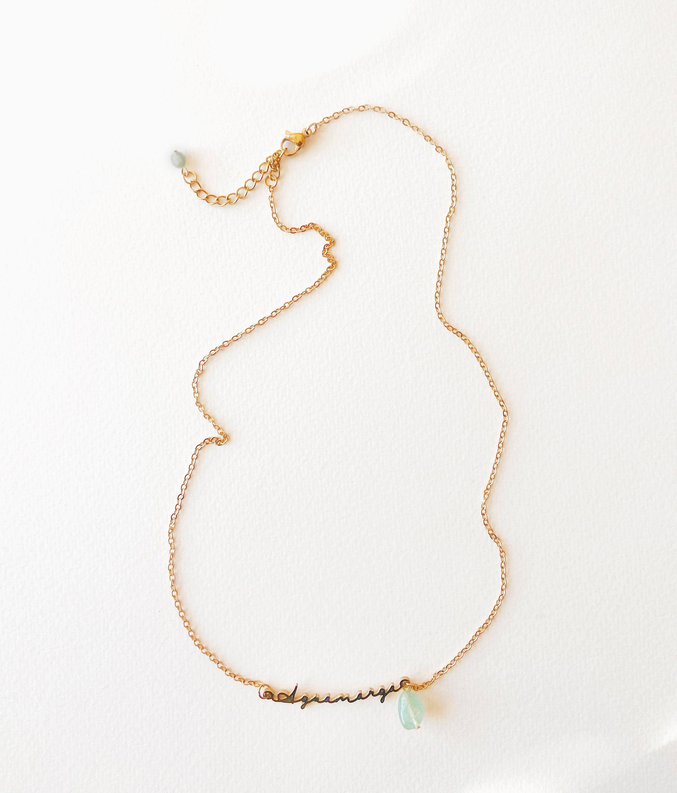 COLLAR AGUAMARGA
