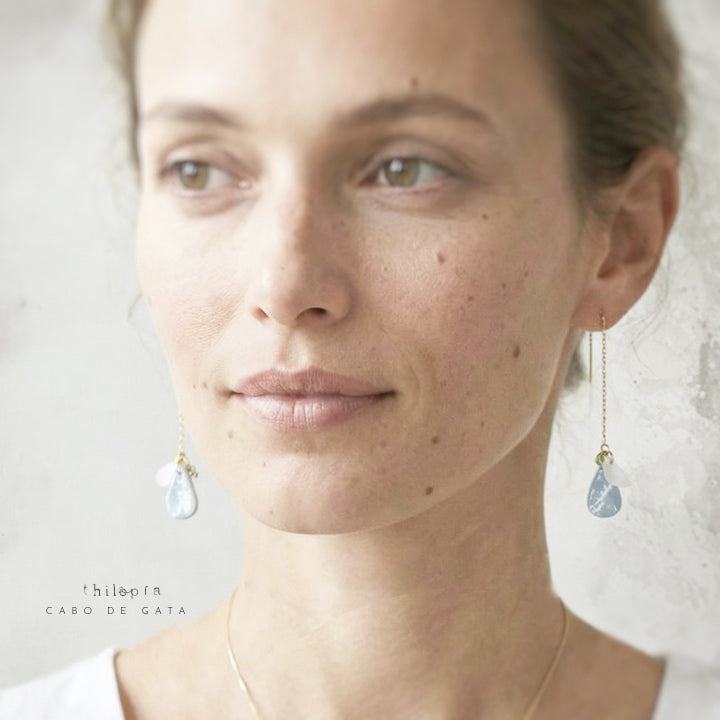 PENDIENTES ANA azul