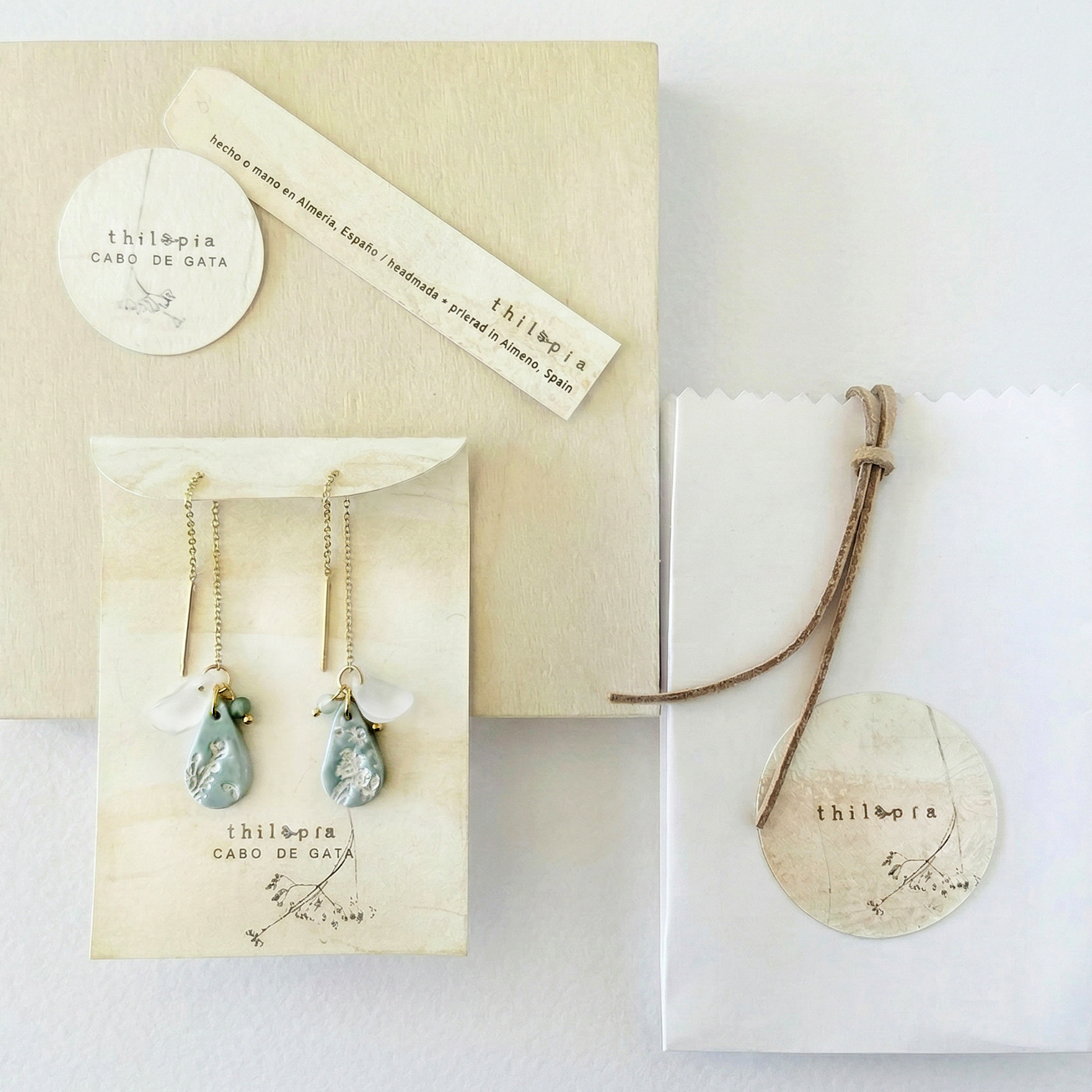 PENDIENTES ANA azul