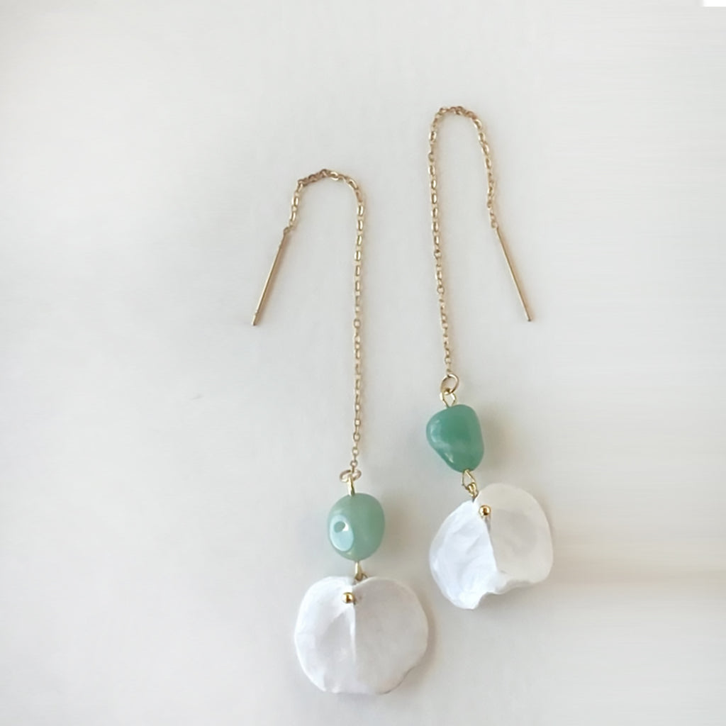 PENDIENTES ELENA aventurina