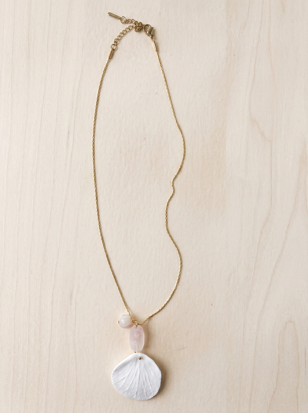 COLLAR PAULA cuarzo rosa
