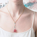 COLLAR FISH rojo