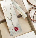 COLLAR FISH rojo artesanal