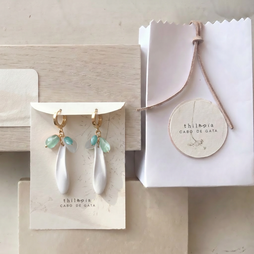 PENDIENTES PALOMA aventurina
