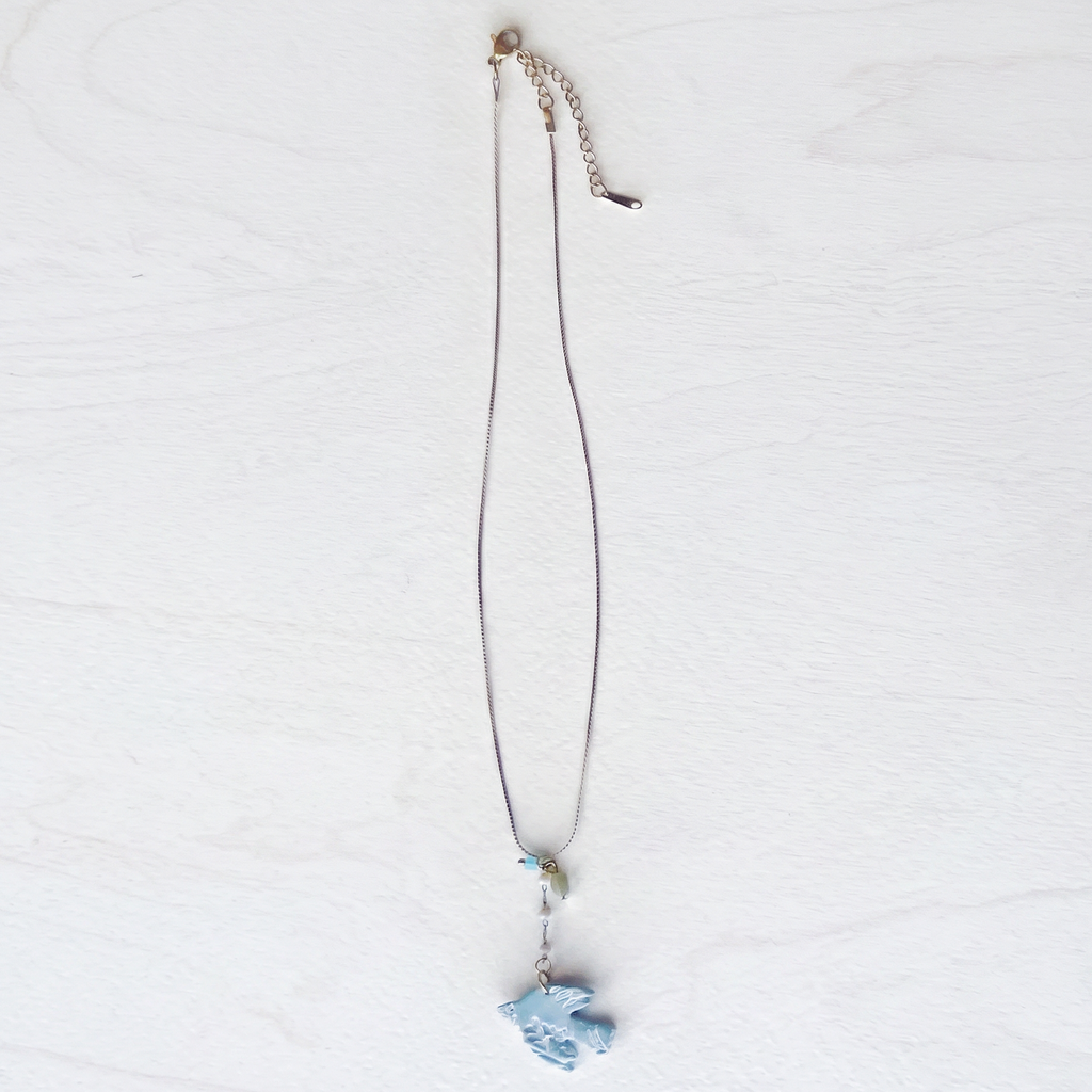 COLLAR PÍA azul