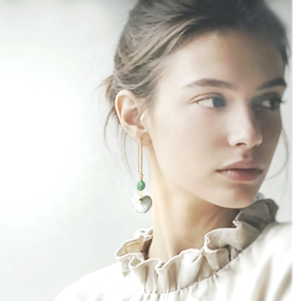 PENDIENTES ELENA aventurina