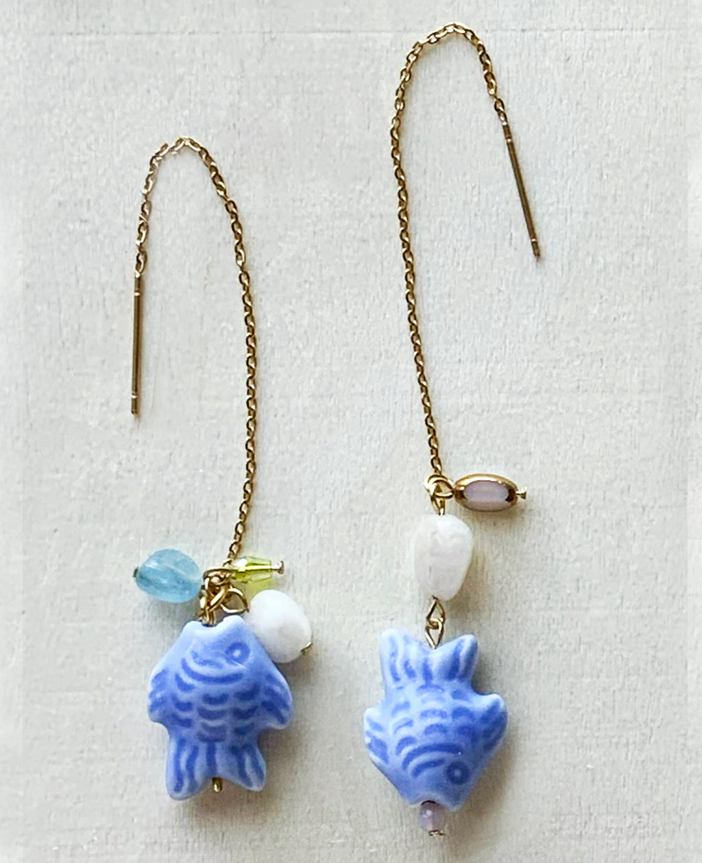 PENDIENTES LEAH azul